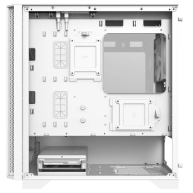 Кутия за компютър Montech AIR 100 LITE, Micro ATX Case, TG, 2x120mm Fans, White