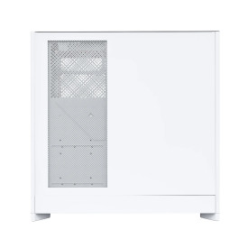 Кутия за компютър Montech HS01 PRO, Mid-Tower, Mesh, 5x120mm ARGB вентилатора, Reversible Layout, White
