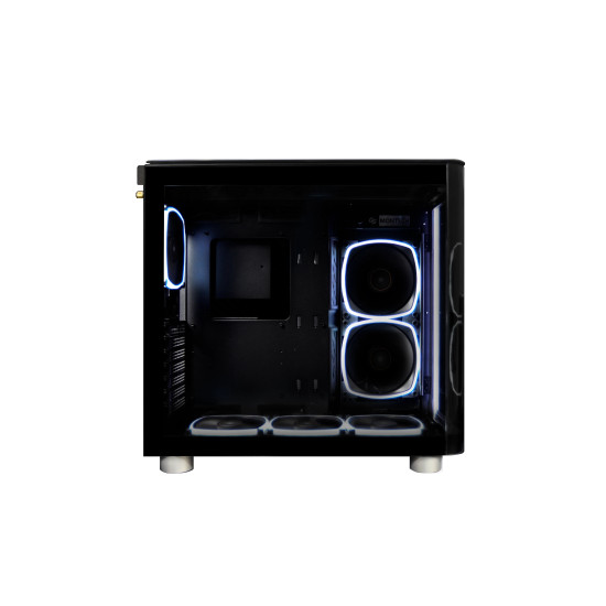 Кутия за компютър Montech KING 95 Ultra, Dual Chamber Mid-tower Case, 6 ARGB Fans, Aluminium, Space Grey