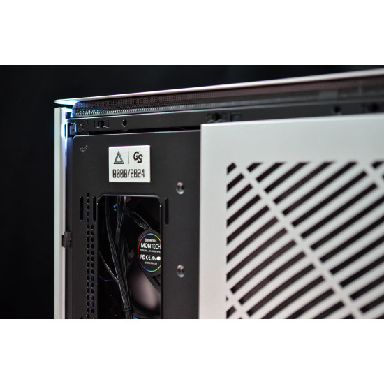 Кутия за компютър Montech KING 95 Ultra, Dual Chamber Mid-tower Case, 6 ARGB Fans, Aluminium, Space Grey