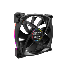 Вентилатор Montech AX120 PWM, Fan 120mm, ARGB, Black