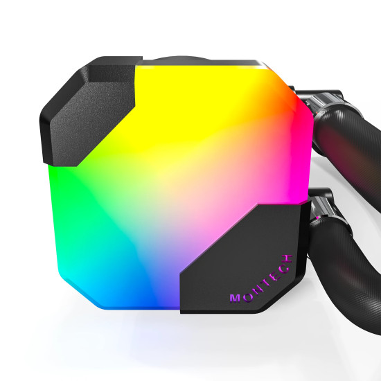 Водно охлаждане Montech Hyper Flow ARGB 360, CPU Liquid Cooler, Black