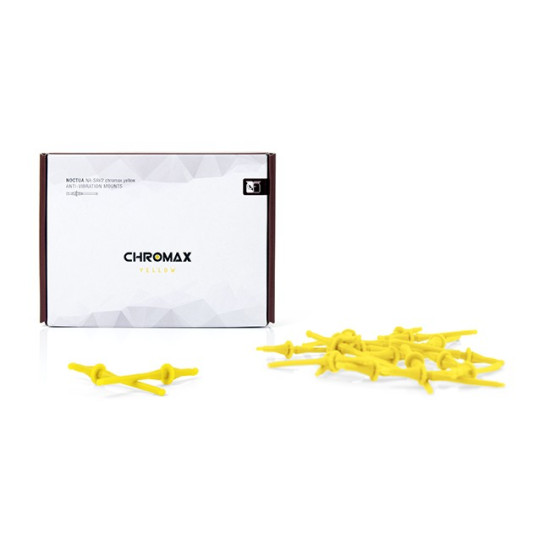 Анти-вибрационни крепежи Noctua Fan Slics 20pcs - NA-SAV2 chromax yellow