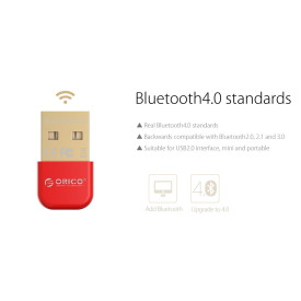 Блутут адаптер Orico Bluetooth 4.0 USB adapter, black - BTA-403-BK