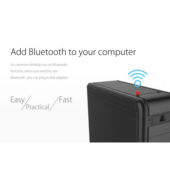 Блутут адаптер Orico Bluetooth 4.0 USB adapter, black - BTA-403-BK