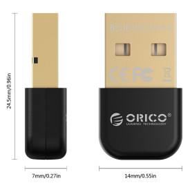 Блутут адаптер Orico Bluetooth 4.0 USB adapter, black - BTA-403-BK