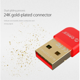 Блутут адаптер Orico Bluetooth 4.0 USB adapter, black - BTA-403-BK