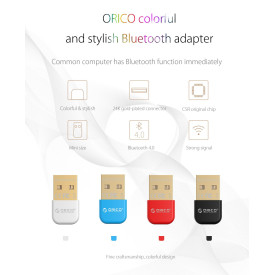 Блутут адаптер Orico Bluetooth 4.0 USB adapter, black - BTA-403-BK