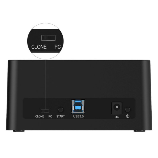 Докинг станция Orico Storage - HDD/SSD Dock - 2 BAY Clone 2.5/3.5 USB3.0 - 6629US3-C