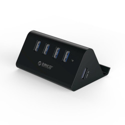 USB хъб Orico USB3.0 HUB 4 port, Black - SHC-U3