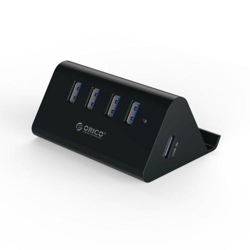 USB хъб Orico USB3.0 HUB 4 port, Black - SHC-U3
