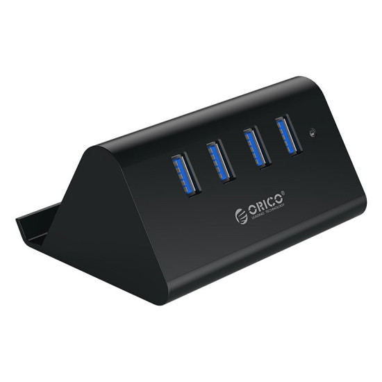 USB хъб Orico USB3.0 HUB 4 port, Black - SHC-U3