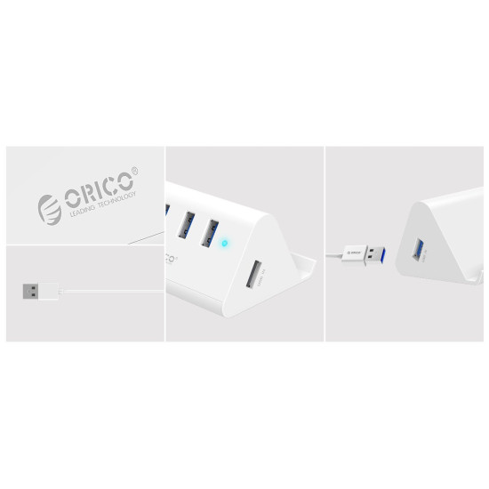 USB хъб Orico USB3.0 HUB 4 port, Black - SHC-U3