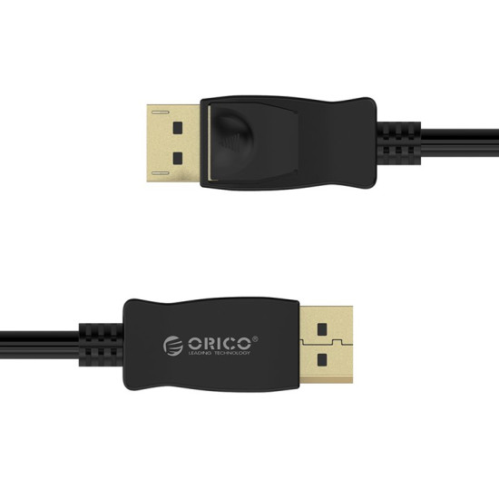 Display Port кабел Orico v1.2 DP M / M Black 4K 1m - XD-DTDP4-10-BK