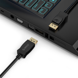 Display Port кабел Orico v1.2 DP M / M Black 4K 1m - XD-DTDP4-10-BK