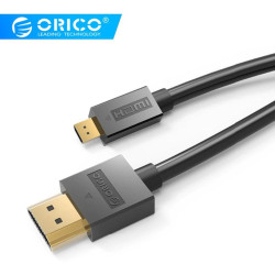 HDMI кабел Orico HDMI 2.0 to Micro HDMI Type D, 4K/60Hz, 1m - HD101-10-BK
