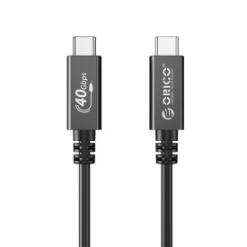 USB кабел Orico USB4.0 40Gbps M/M 0.5m Black PD100W - U4A05-BK