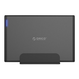 Кутия за диск Orico Storage - Case - 3.5 inch Vertical, USB3.0, Power adapter, UASP, black - 7688U3-BK