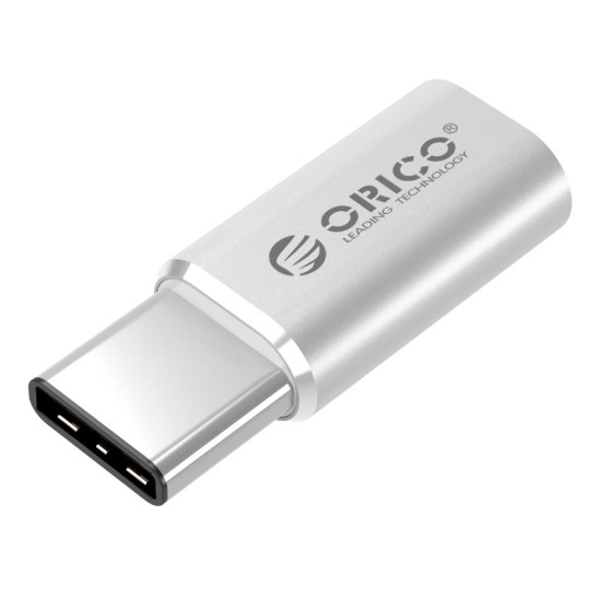 Преходник Orico Adapter Type C Male to Micro USB Female - CTM1-SV