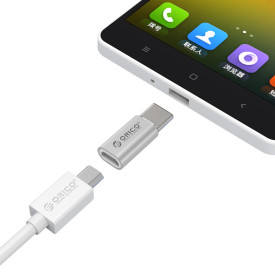 Преходник Orico Adapter Type C Male to Micro USB Female - CTM1-SV
