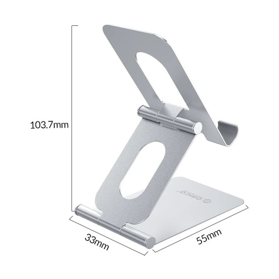 Стойка за телефон/таблет за бюро Orico Phone/Tablet Holder - LST-S1-SV-BP