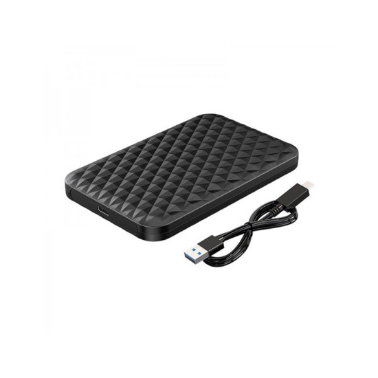 Външна кутия за диск Orico Storage - Case - 2.5 inch TYPE C Black - 2520C3-BK