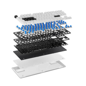 Клавиатура Pulsar Professional Gaming Mechanical Keyboard PCMK 2 HE TKL ANSI White - 8K, Gateron Magnetic Switches Linear