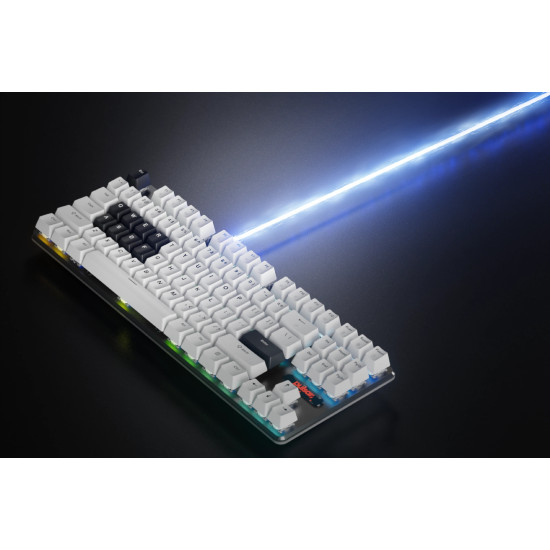 Клавиатура Pulsar Professional Gaming Mechanical Keyboard PCMK 2 HE TKL ANSI White - 8K, Gateron Magnetic Switches Linear
