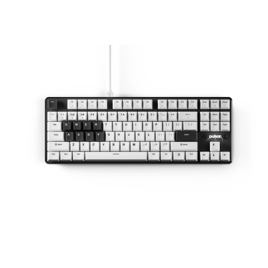 Клавиатура Pulsar Professional Gaming Mechanical Keyboard PCMK 2 HE TKL ANSI White - 8K, Gateron Magnetic Switches Linear