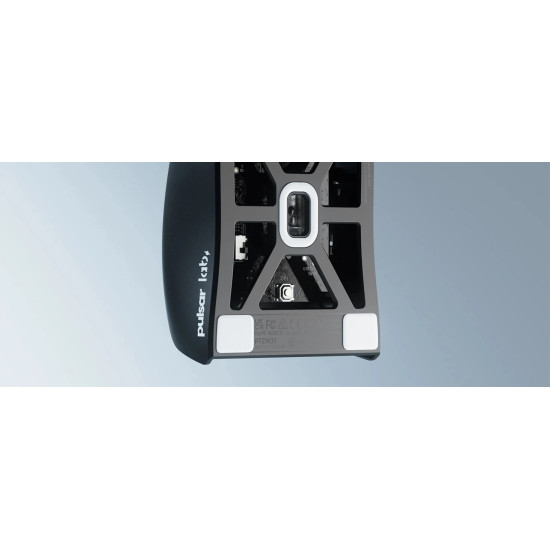 Безжична мишка Pulsar Wireless Gaming Mouse X2F Black [Pulsar LAB] - 8K, Black