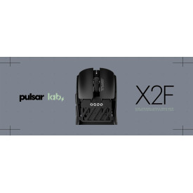 Безжична мишка Pulsar Wireless Gaming Mouse X2F Black [Pulsar LAB] - 8K, Black