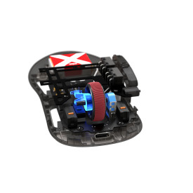 Безжична мишка Pulsar Wireless Gaming Mouse X2H Medium Clear Black [LTD 2000] - 1K