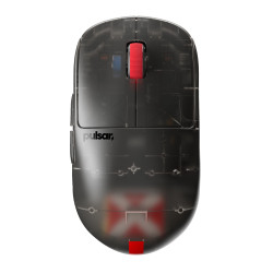 Безжична мишка Pulsar Wireless Gaming Mouse X2H Medium Clear Black [LTD 2000] - 1K