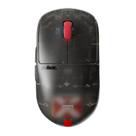 Безжична мишка Pulsar Wireless Gaming Mouse X2H Medium Clear Black [LTD 2000] - 1K