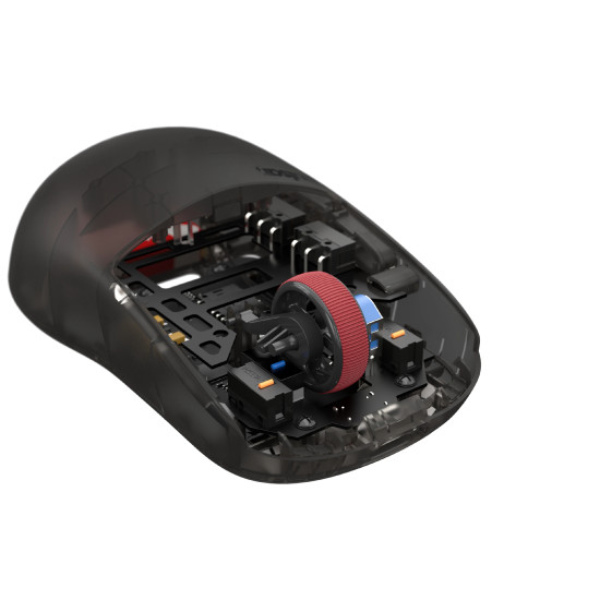 Безжична мишка Pulsar Wireless Gaming Mouse X2H Medium Clear Black [LTD 2000] - 1K