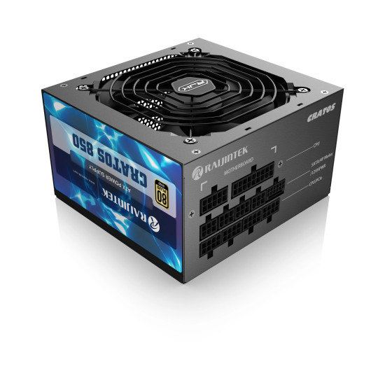 Захранване Raijintek PSU ATX 3.0 850W Gold - CRATOS 850 BLACK