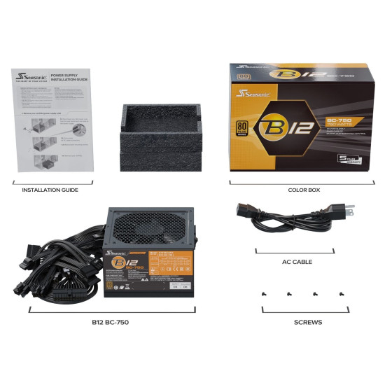 Захранване Seasonic PSU 750W Bronze - B12 BC-750