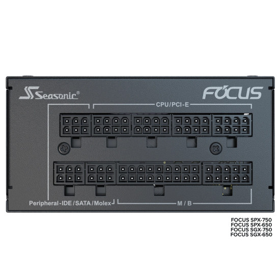 Захранване Seasonic PSU SFX/ATX 750W Gold, Full Modular - FOCUS SGX-750 - SSR-750SGX