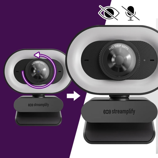 Уеб камера Streamplify Streaming Web Camera CAM PLUS - 1080p@60FPS, 2MP - SPCW-CLFH221.11