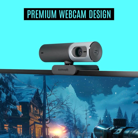 Уеб камера Streamplify Streaming Web Camera CAM PRO - 4K@30FPS/1080p@60FPS, 8.5MP - SPCW-CP4K811.11
