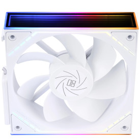 Комплект вентилатори Thermalright TL-M12QRW, 120 mm, Reverse Blade, 1500 RPM, Infinity Mirror, Daisy-Chain, A-RGB, 3 броя, White