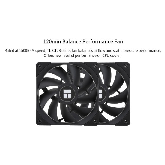 Охладител за процесор Thermalright CPU Cooler Peerless Assassin 120 Black - Dual-Tower - LGA1851/LGA1700/AM5