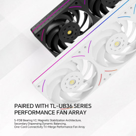 Водно охлаждане Thermalright Wonder Vision 360 UB ARGB Black, 403 x 120 x 27, ARGB, Black