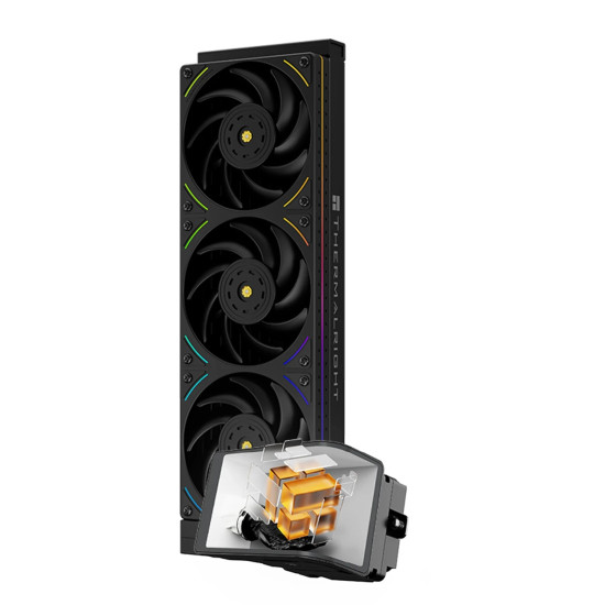 Водно охлаждане Thermalright Wonder Vision 360 UB ARGB Black, 403 x 120 x 27, ARGB, Black