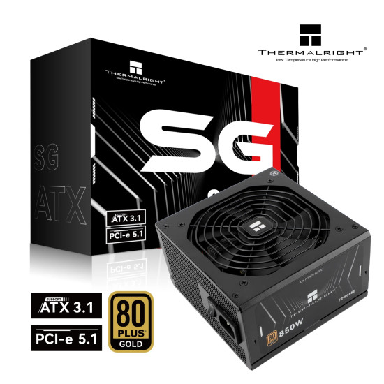 Захранване Thermalright PSU ATX 3.1 850W Gold - TR-SG-850