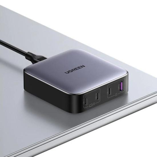 Зарядно Ugreen Charger Wall 100W GaN Nexode CD328, 1 x USB-A, 3 x Type-C - 90928