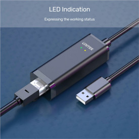 Адаптер Unitek USB to LAN 100Mbps black - H1208B