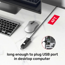 USB хъб Unitek USB3.0 HUB, 4 порта, 1.2m, AUX USB-C Power Input, Y-3089V01