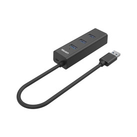 USB хъб Unitek USB3.0 HUB, 4 порта, 1.2m, AUX USB-C Power Input, Y-3089V01