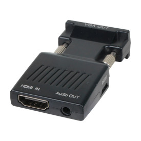 Адаптер VCom HDMI F / VGA M with Audio - CA336A